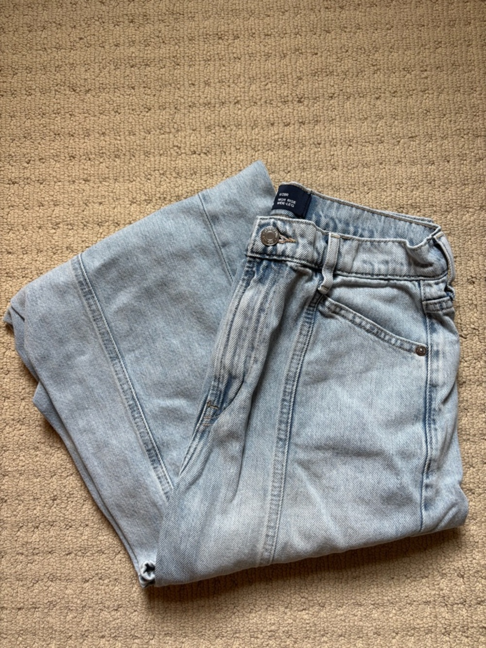 Gap High Rise Wide Leg Jeans